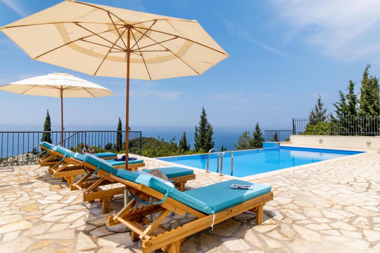Sapphire Blue Villa Kalamítsi Exterior foto